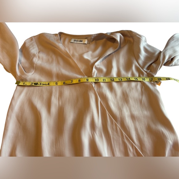 DO+BE Pink Wrap Blouse with Dolman Sleeves sz S - Picture 6 of 7